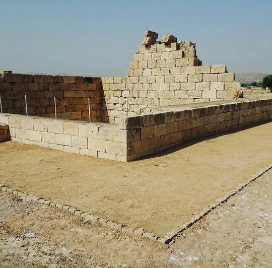 معبد آناهیتا در بیشاپور عایق‌بندی شد